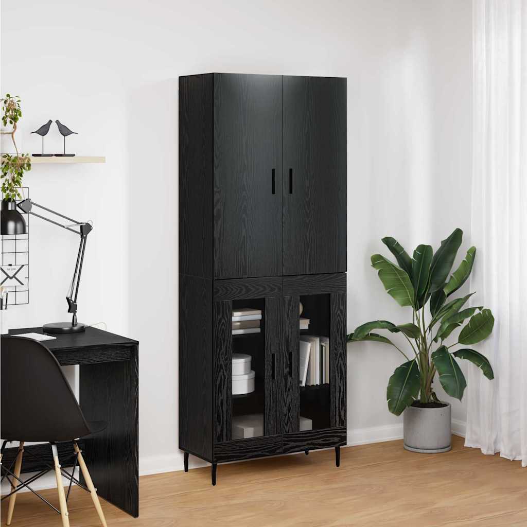 Highboard 2 pcs Artisan Oak 69.5 x 34 x 180 cm Engineered Wood