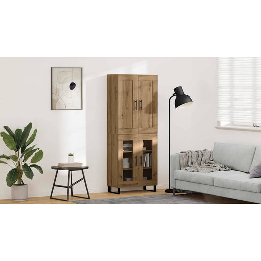 Highboard 2 pcs Artisan Oak 69.5 x 34 x 180 cm