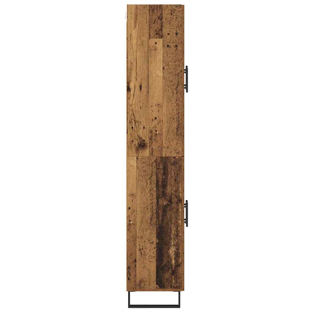 Highboard 2 pcs Old Wood 69.5 x 34 x 180 cm