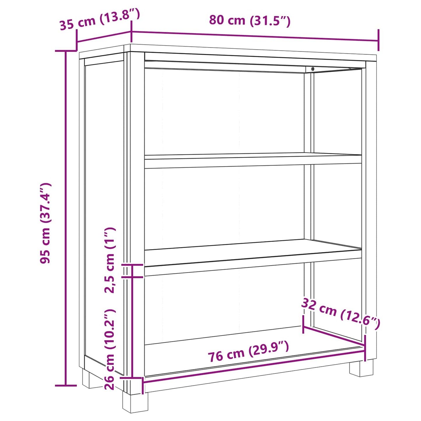 Cabinet with Storage Brown Engineered wood