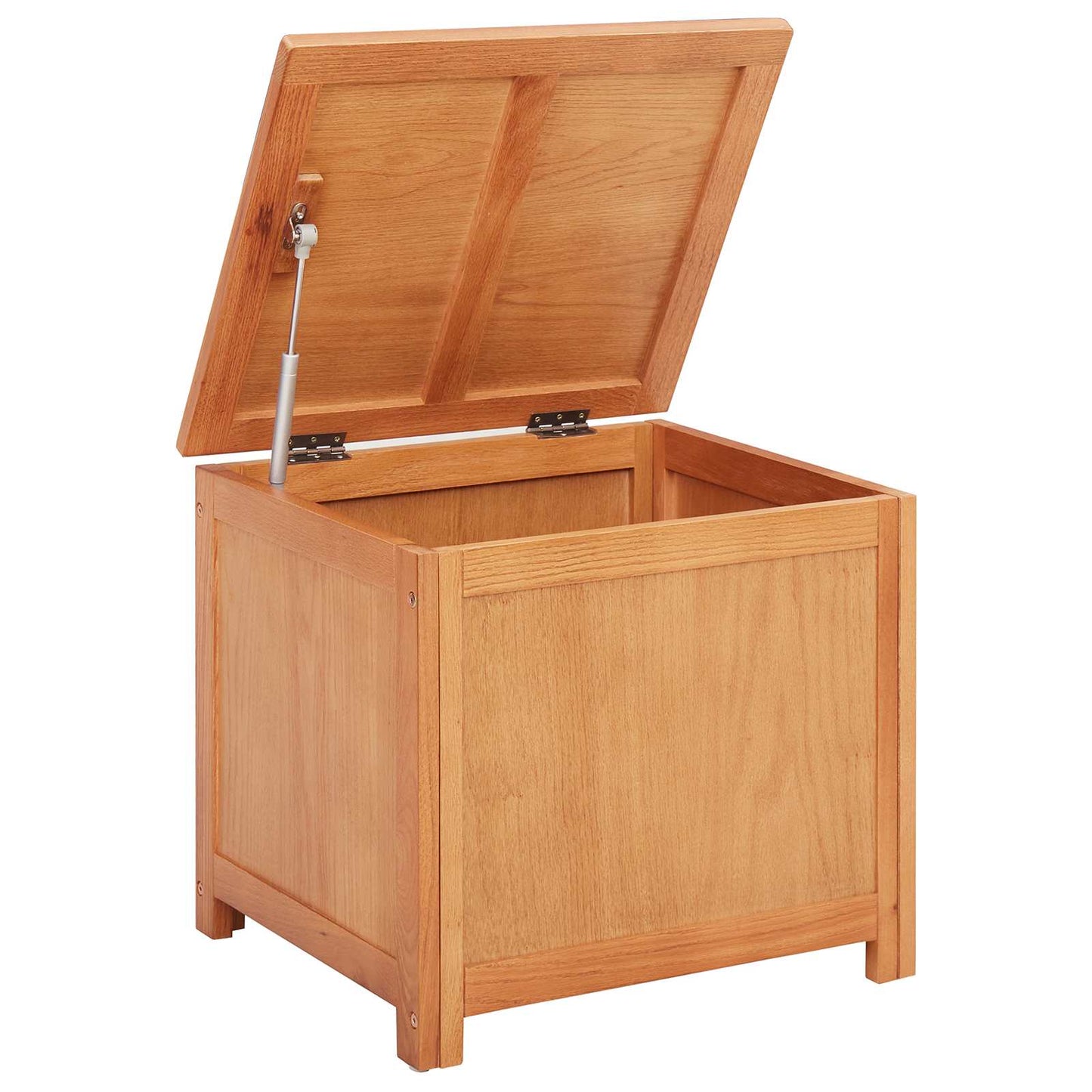 Storage Box 50 x 45 x 45 cm Engineered Wood with Oak Veneer