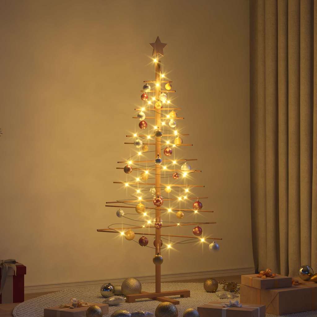 Wooden Christmas Tree Brown 150 cm Bamboo
