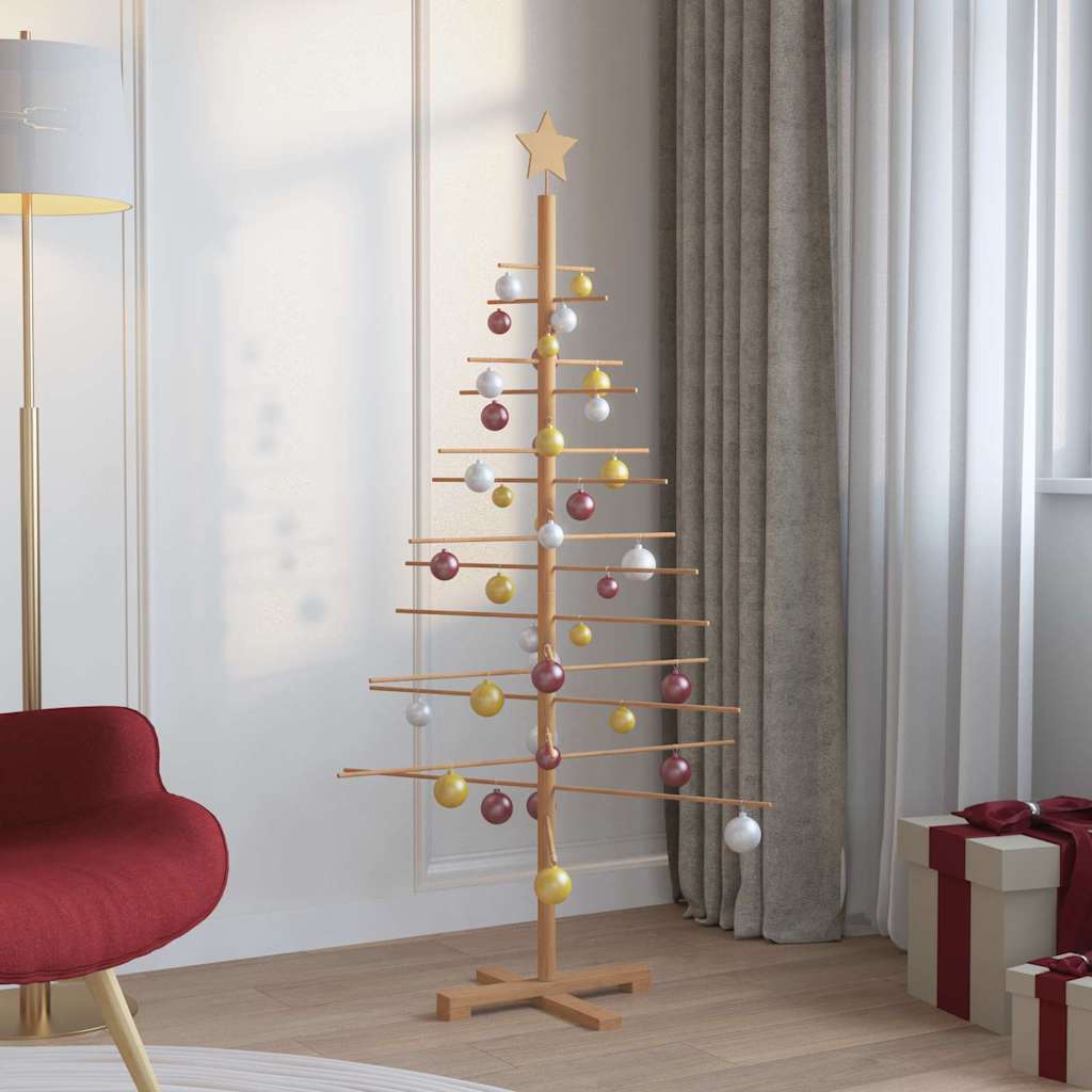 Wooden Christmas Tree Brown 150 cm Bamboo