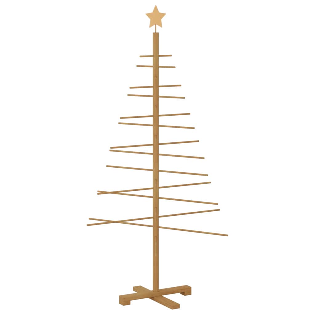 Wooden Christmas Tree Brown 150 cm Bamboo
