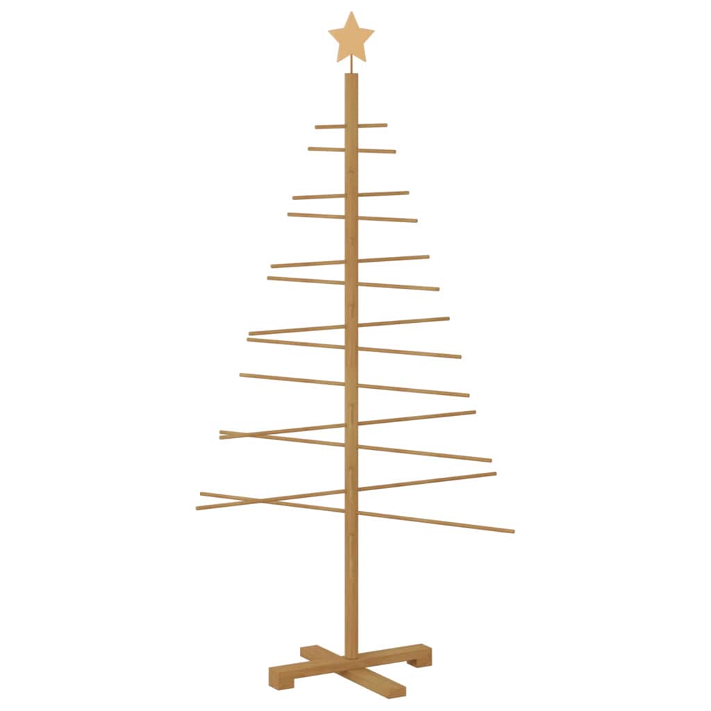 Wooden Christmas Tree Brown 150 cm Bamboo