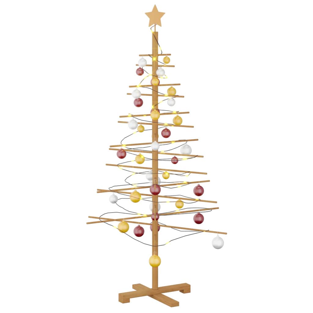 Wooden Christmas Tree Brown 150 cm Bamboo