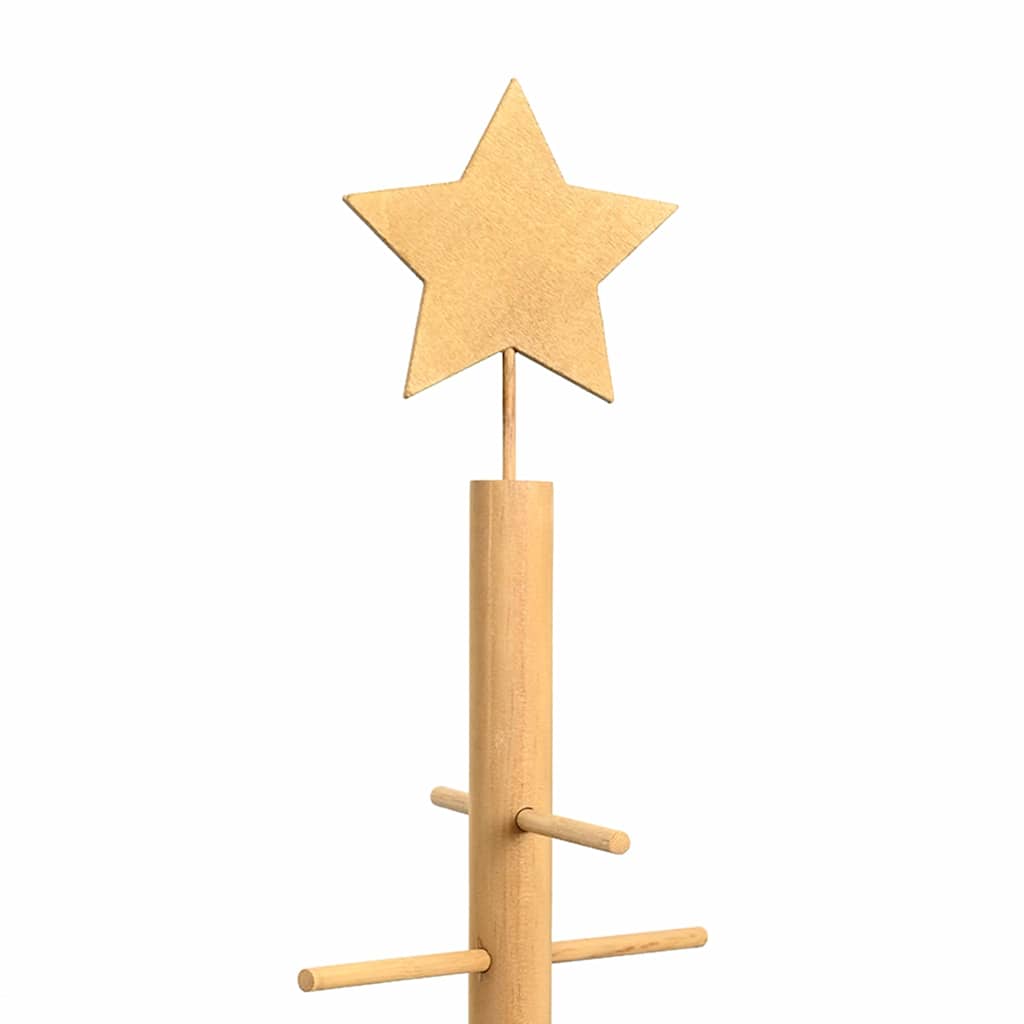 Wooden Christmas Tree Brown 210 cm Bamboo