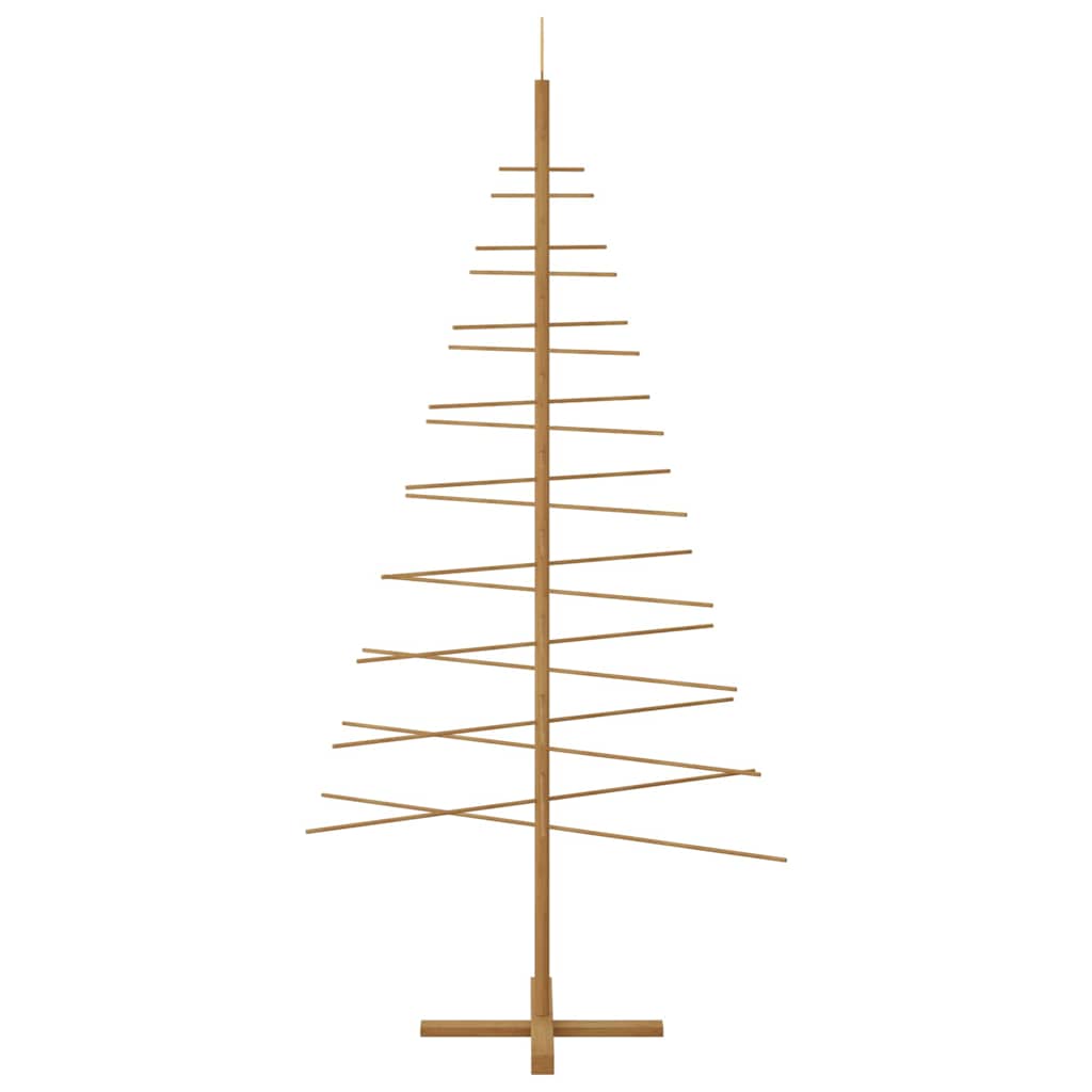 Wooden Christmas Tree Brown 210 cm Bamboo