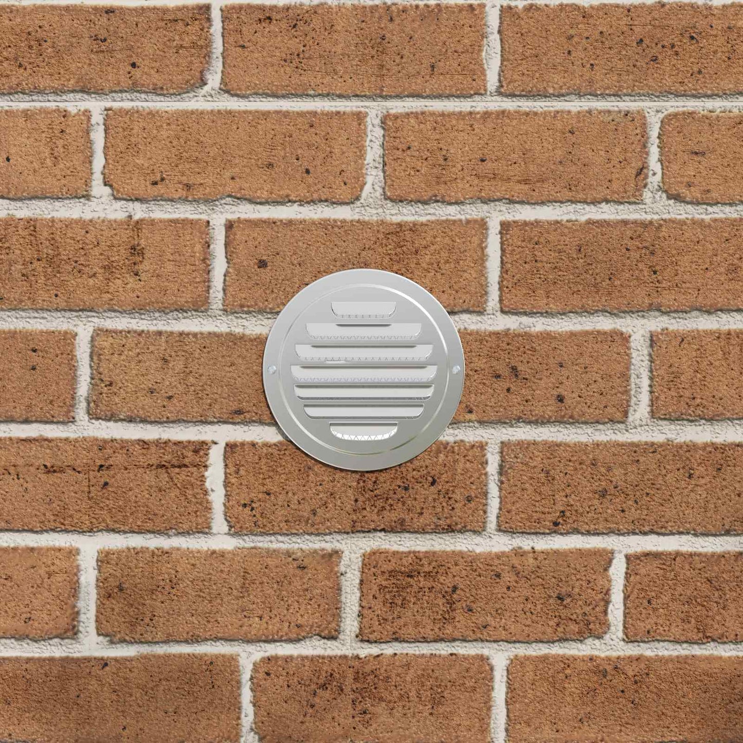 Air Vent Covers 4 pcs Silver 80 mm Stainless Steel