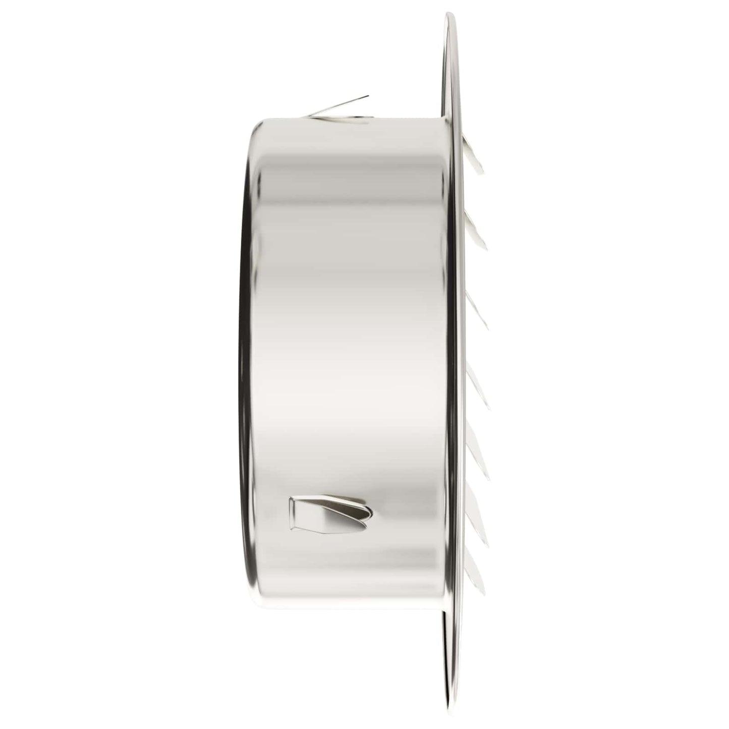 Air Vent Covers 4 pcs Silver 80 mm Stainless Steel