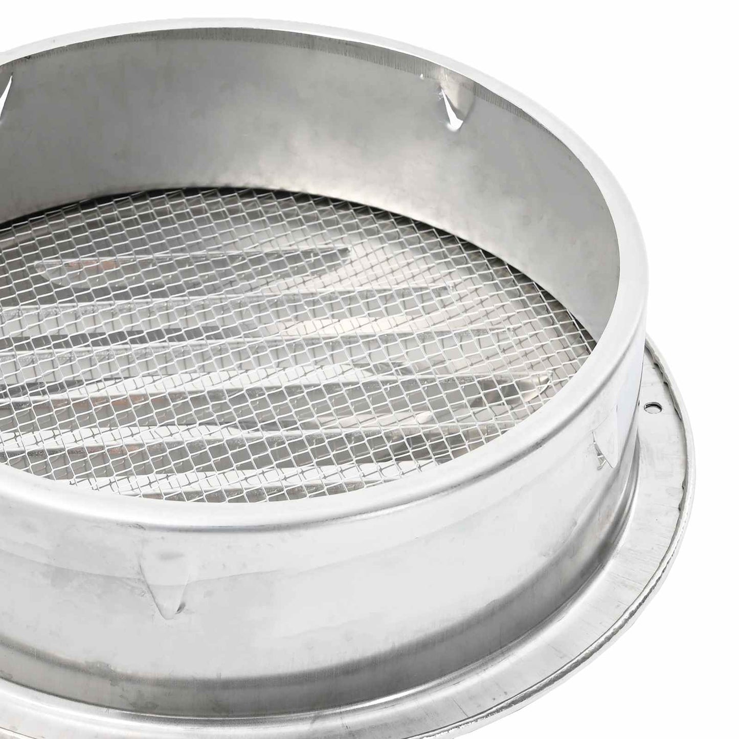 Air Vent Covers 4 pcs Silver 150 mm Stainless Steel