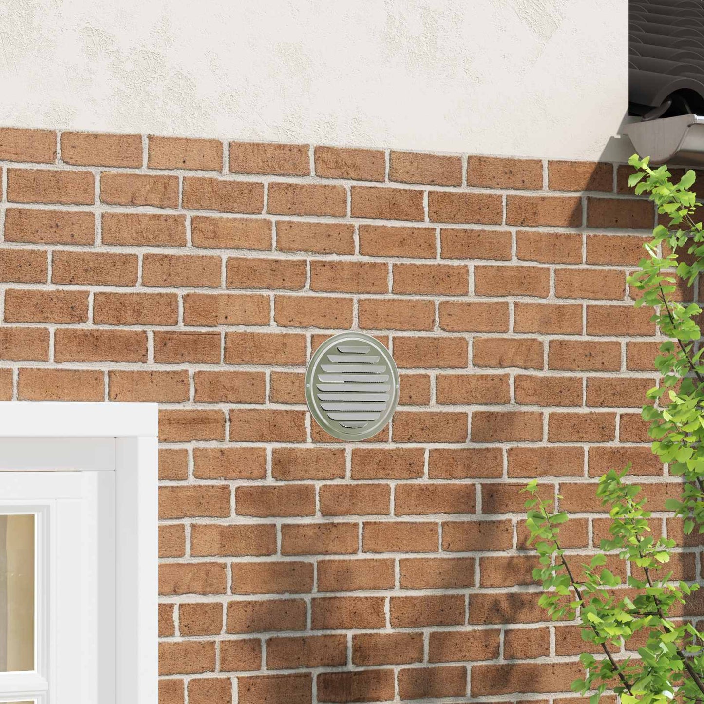 Air Vent Covers 4 pcs Silver 150 mm Stainless Steel