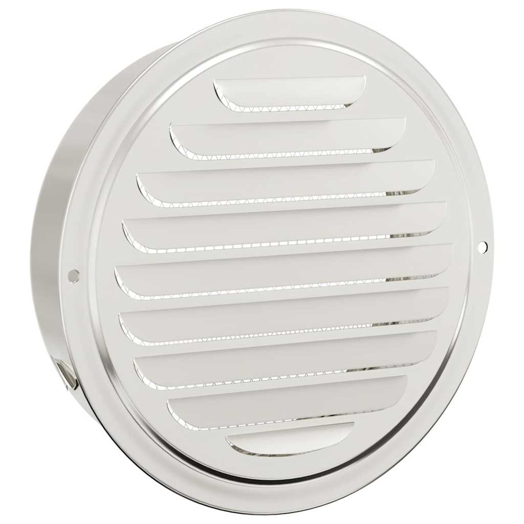 Air Vent Covers 4 pcs Silver 200 mm Stainless Steel