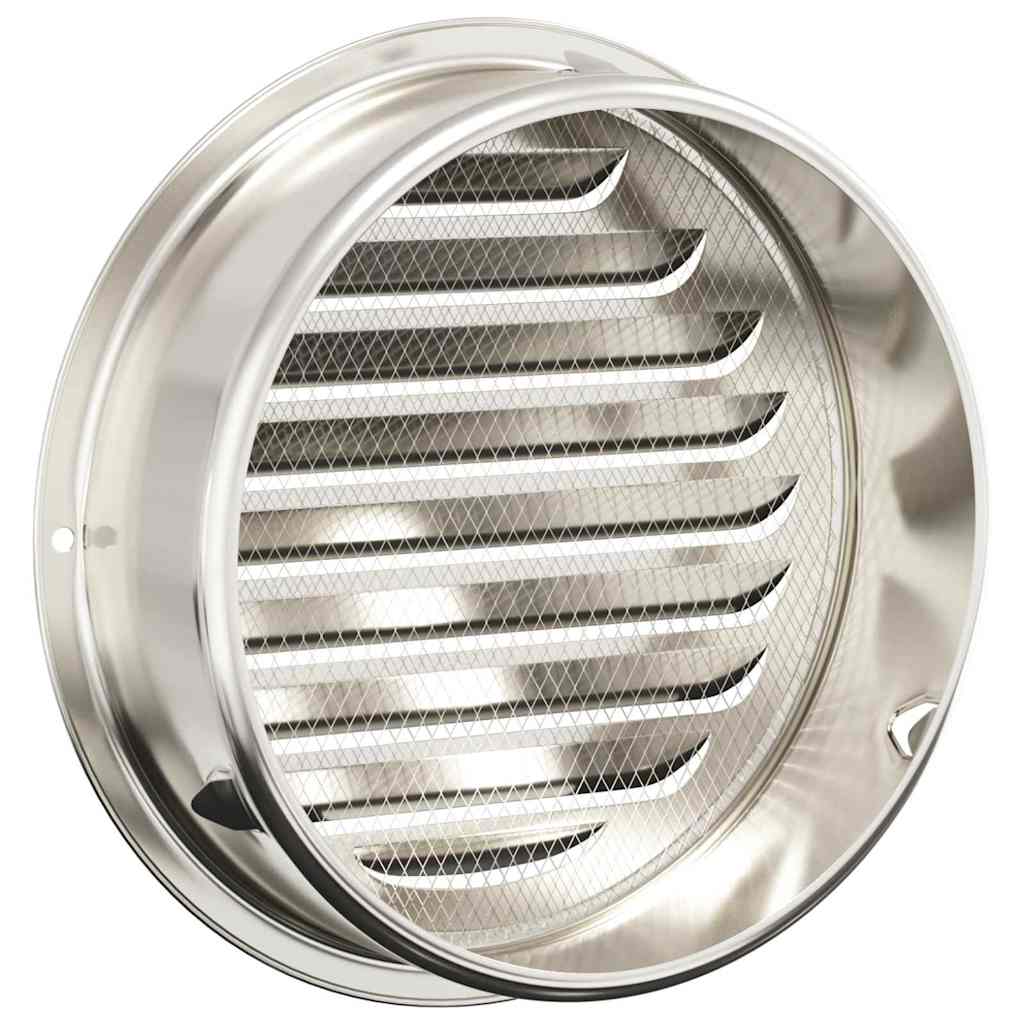 Air Vent Covers 4 pcs Silver 200 mm Stainless Steel
