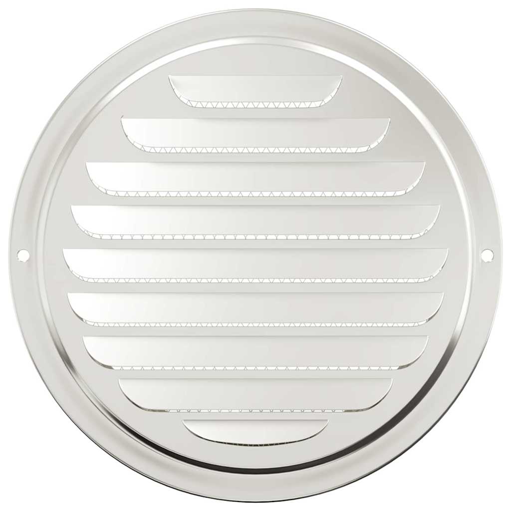 Air Vent Covers 4 pcs Silver 200 mm Stainless Steel