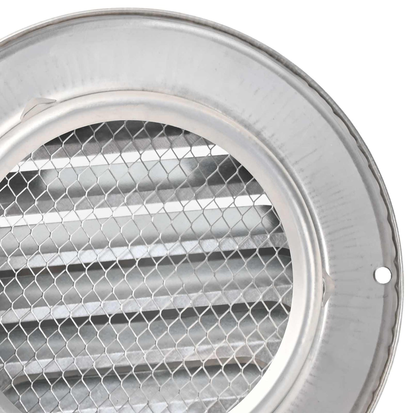Air Vent Covers 8 pcs Silver 80 mm Stainless Steel
