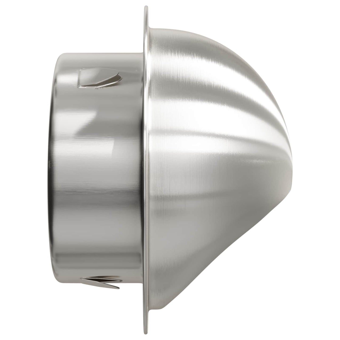 Air Vent Covers 8 pcs Silver 80 mm Stainless Steel