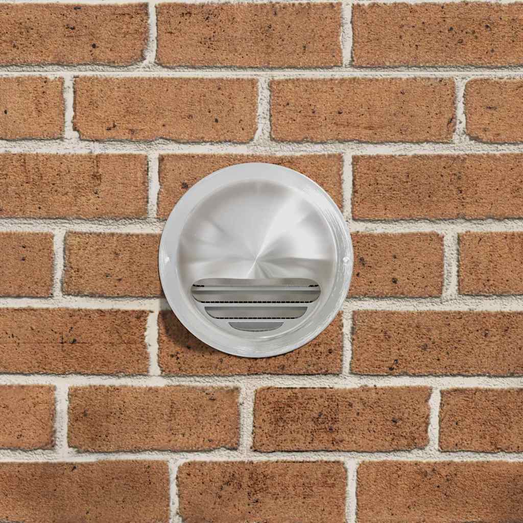 Air Vent Covers 2 pcs Silver 150 mm Stainless Steel