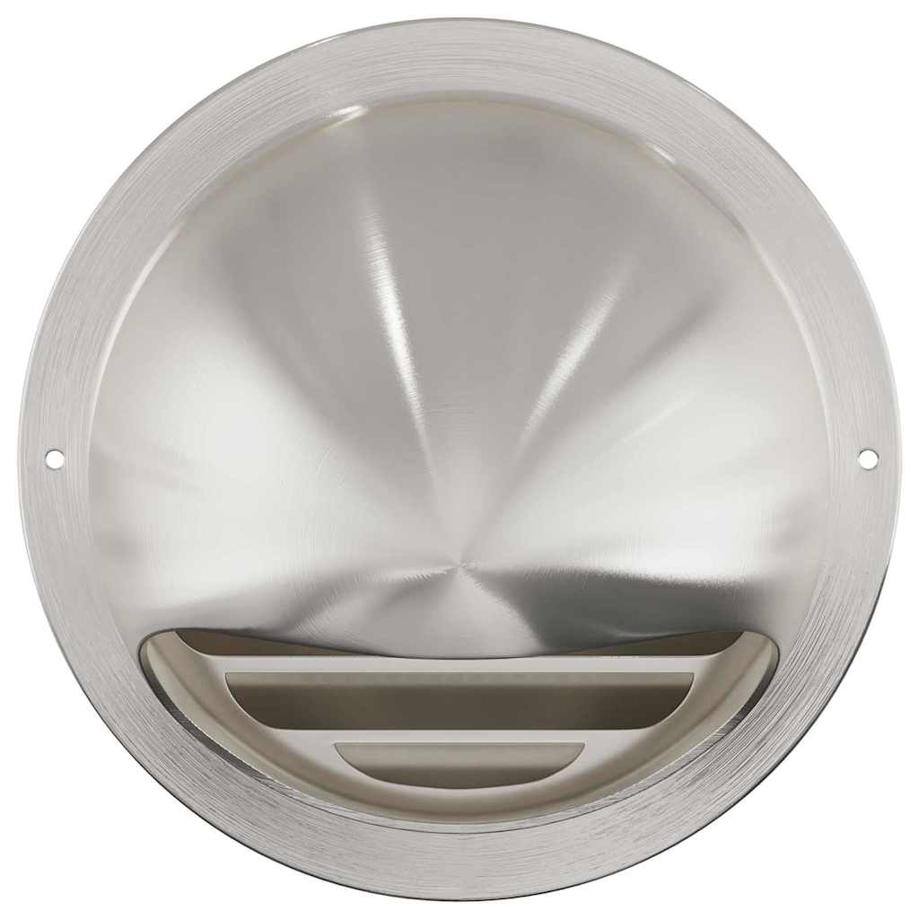 Air Vent Covers 8 pcs Silver 150 mm Stainless Steel