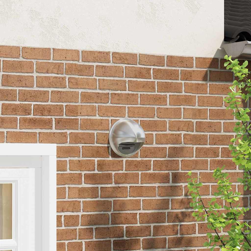 Air Vent Covers 2 pcs Silver 200 mm Stainless Steel