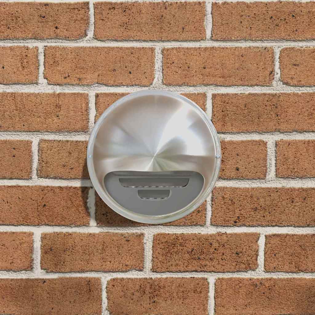 Air Vent Covers 2 pcs Silver 200 mm Stainless Steel