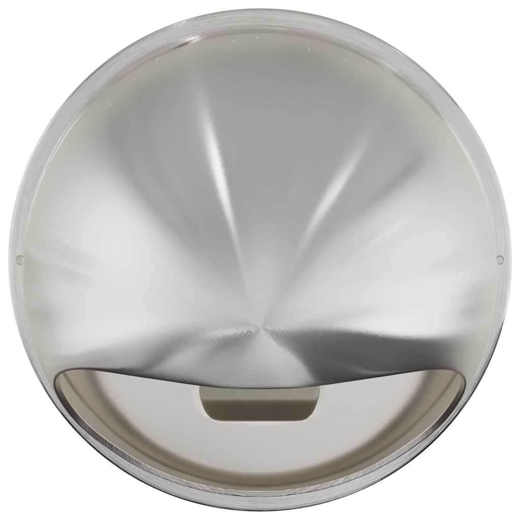 Air Vent Covers 8 pcs Silver 200 mm Stainless Steel