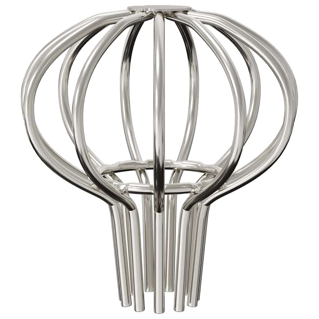 Gutter Leaf Guard 2 pcs Silver 50 mm Stainless Steel
