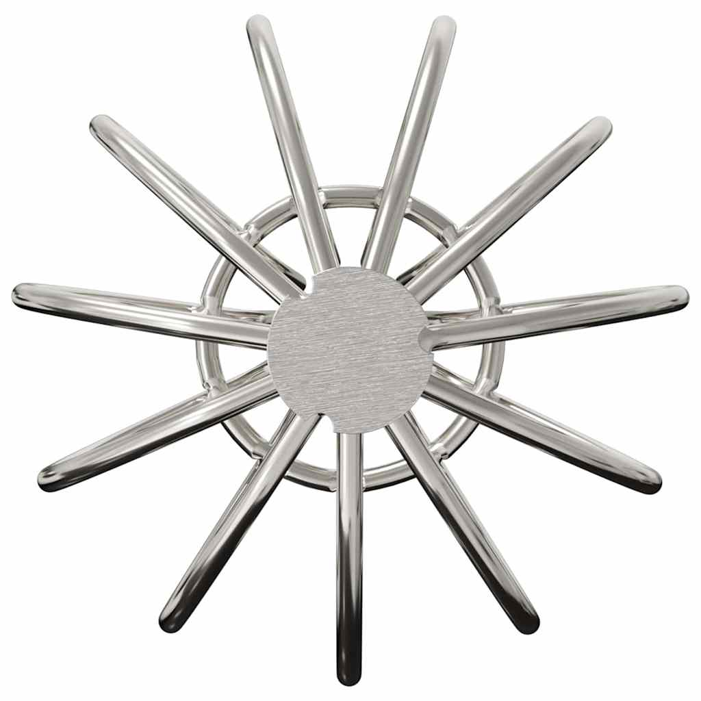 Gutter Leaf Guard 2 pcs Silver 50 mm Stainless Steel