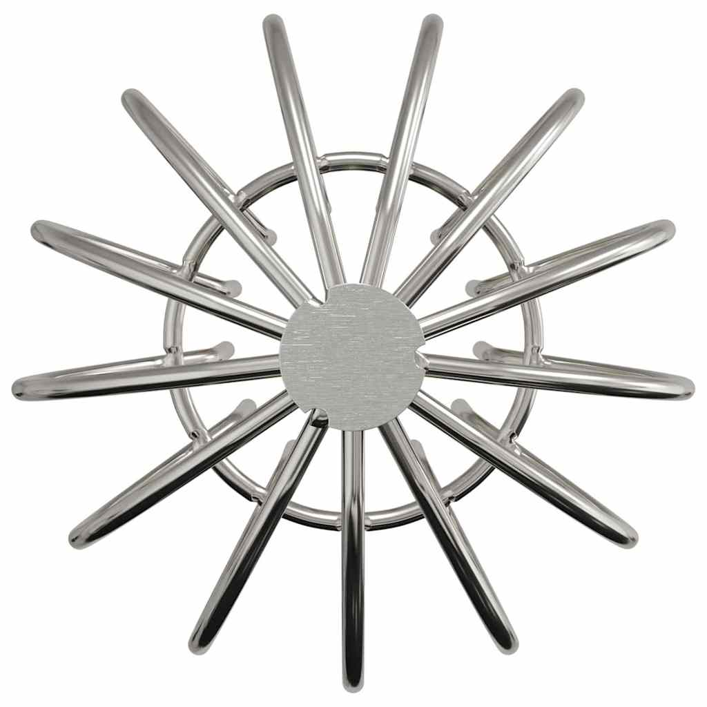 Gutter Leaf Guard 2 pcs Silver 75 mm Stainless Steel