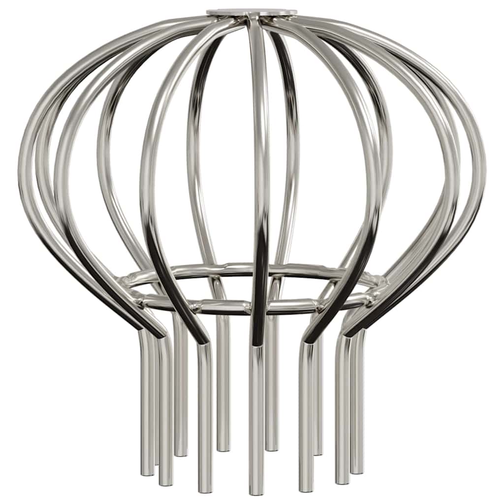 Gutter Leaf Guard 8 pcs Silver 75 mm Stainless Steel
