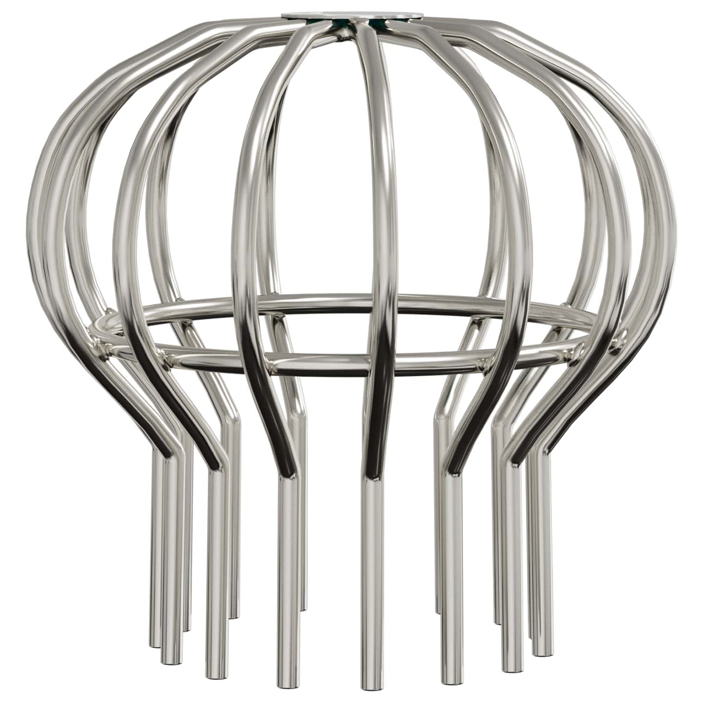 Gutter Leaf Guard 2 pcs Silver 110 mm Stainless Steel