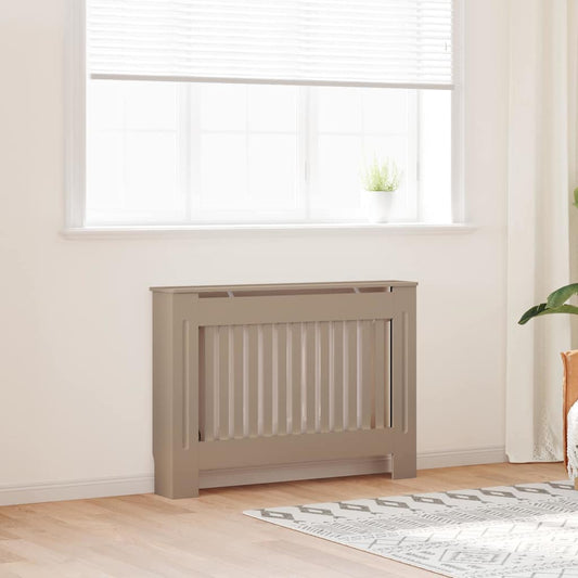 Radiator Cover 2 pcs Brown 112 x 19 x 81.5 cm Engineered Wood