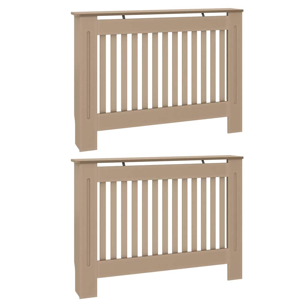Radiator Cover 2 pcs Sonoma Oak 112 x 19 x 81.5cm