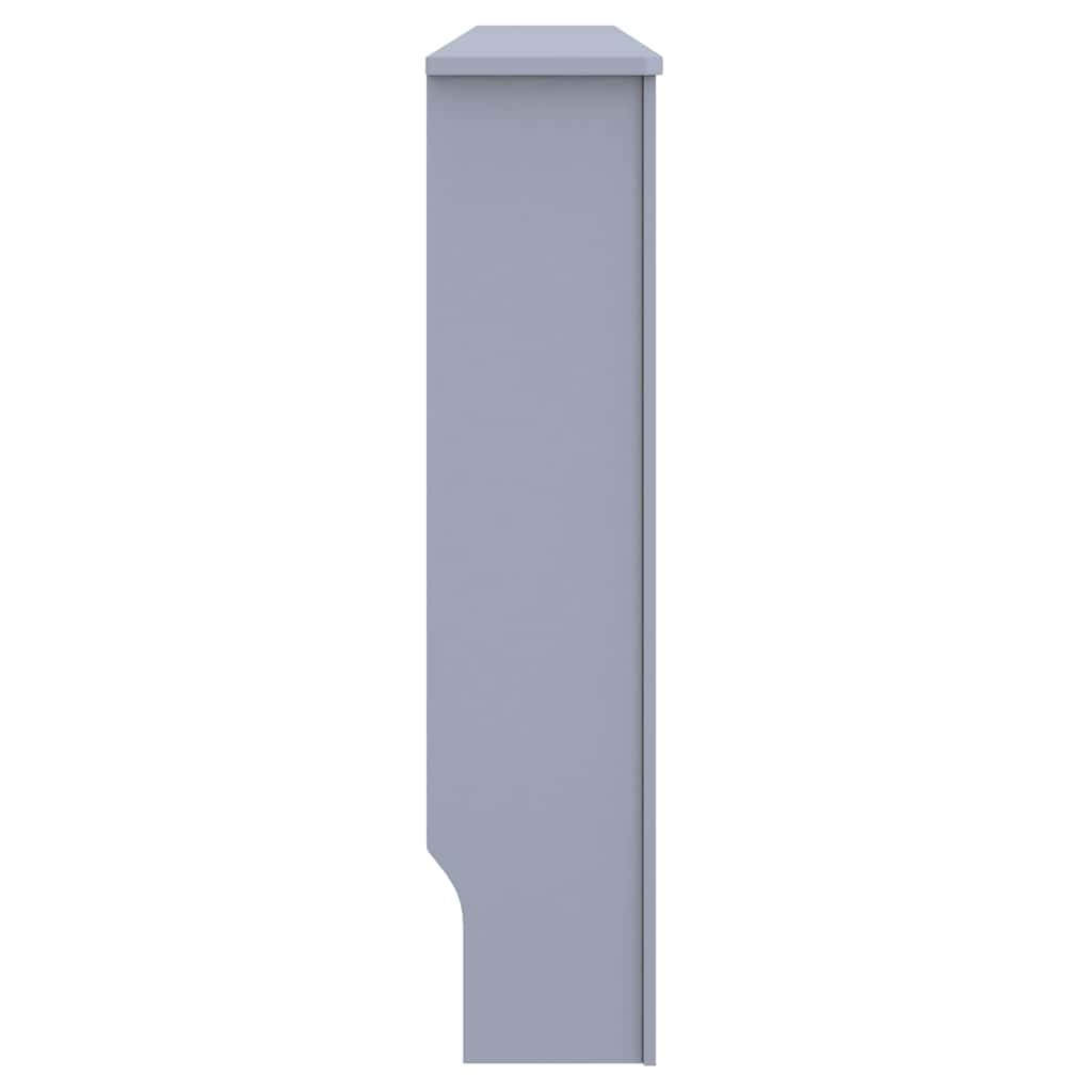 Radiator Cover 2 pcs Grey 172 x 19 x 81.5cm Engineered Wood