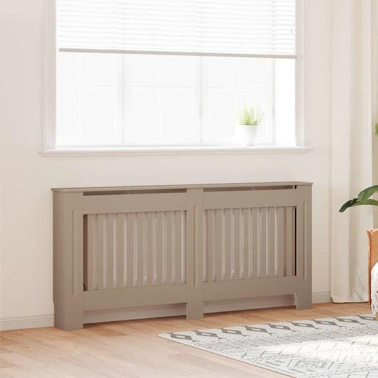 Radiator Cover 2 pcs Brown 172 x 19 x 81.5 cm Engineered Wood