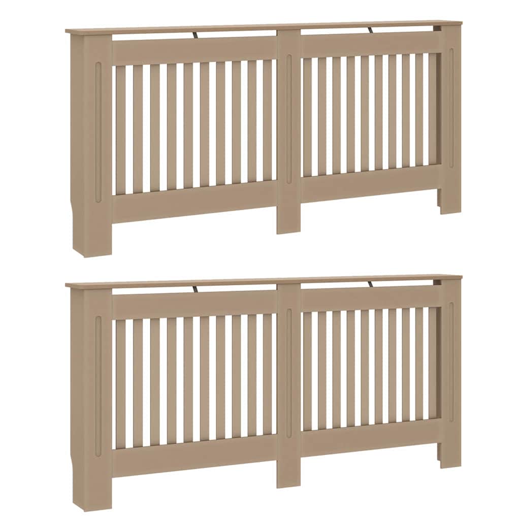 Radiator Cover 2 pcs Sonoma Oak 172 x 19 x 81.5cm