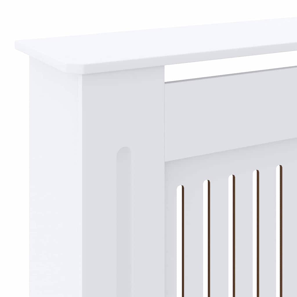 Radiator Cover 2 pcs White 205 x 20.5 x 81.5cm Engineered Wood