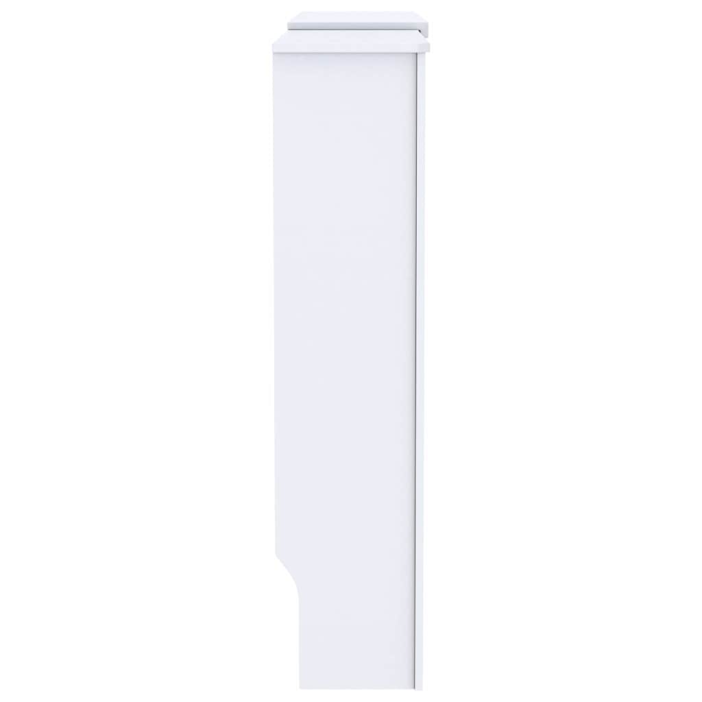 Radiator Cover 2 pcs White 205 x 20.5 x 81.5cm Engineered Wood