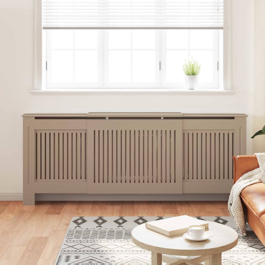 Radiator Cover 2 pcs Sonoma Oak 205 x 20.5 x 81.5cm