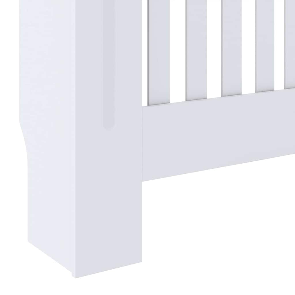 Radiator Cover 2 pcs White 78 x 19 x 81.5cm Engineered Wood
