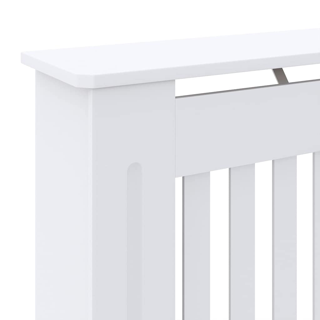 Radiator Cover 2 pcs White 78 x 19 x 81.5cm Engineered Wood