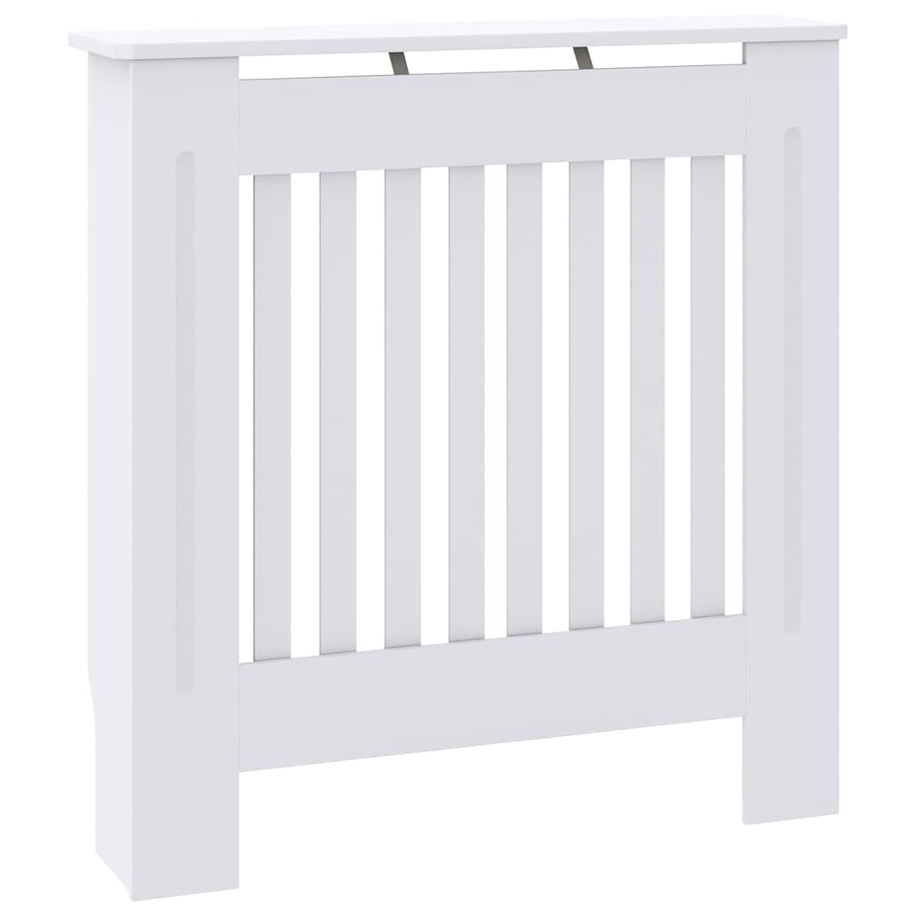 Radiator Cover 2 pcs White 78 x 19 x 81.5cm Engineered Wood