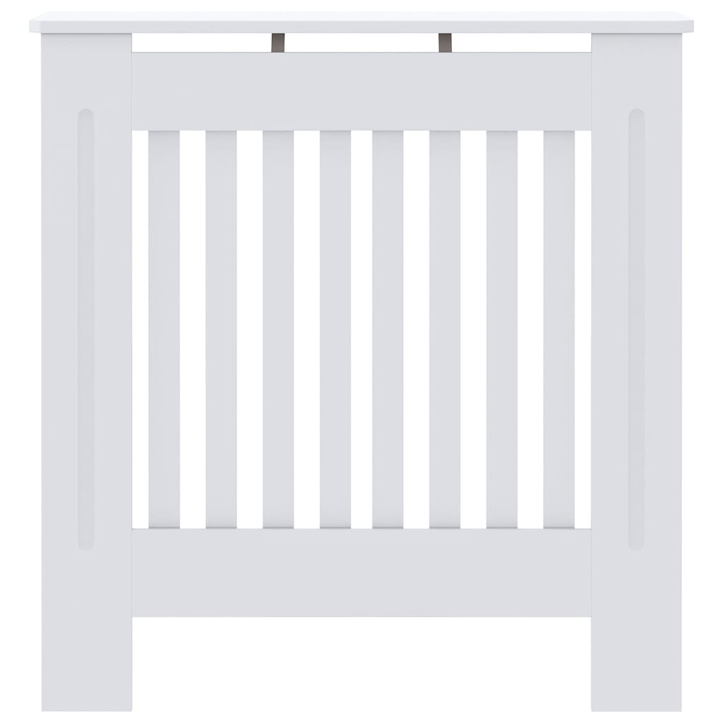 Radiator Cover 2 pcs White 78 x 19 x 81.5cm Engineered Wood