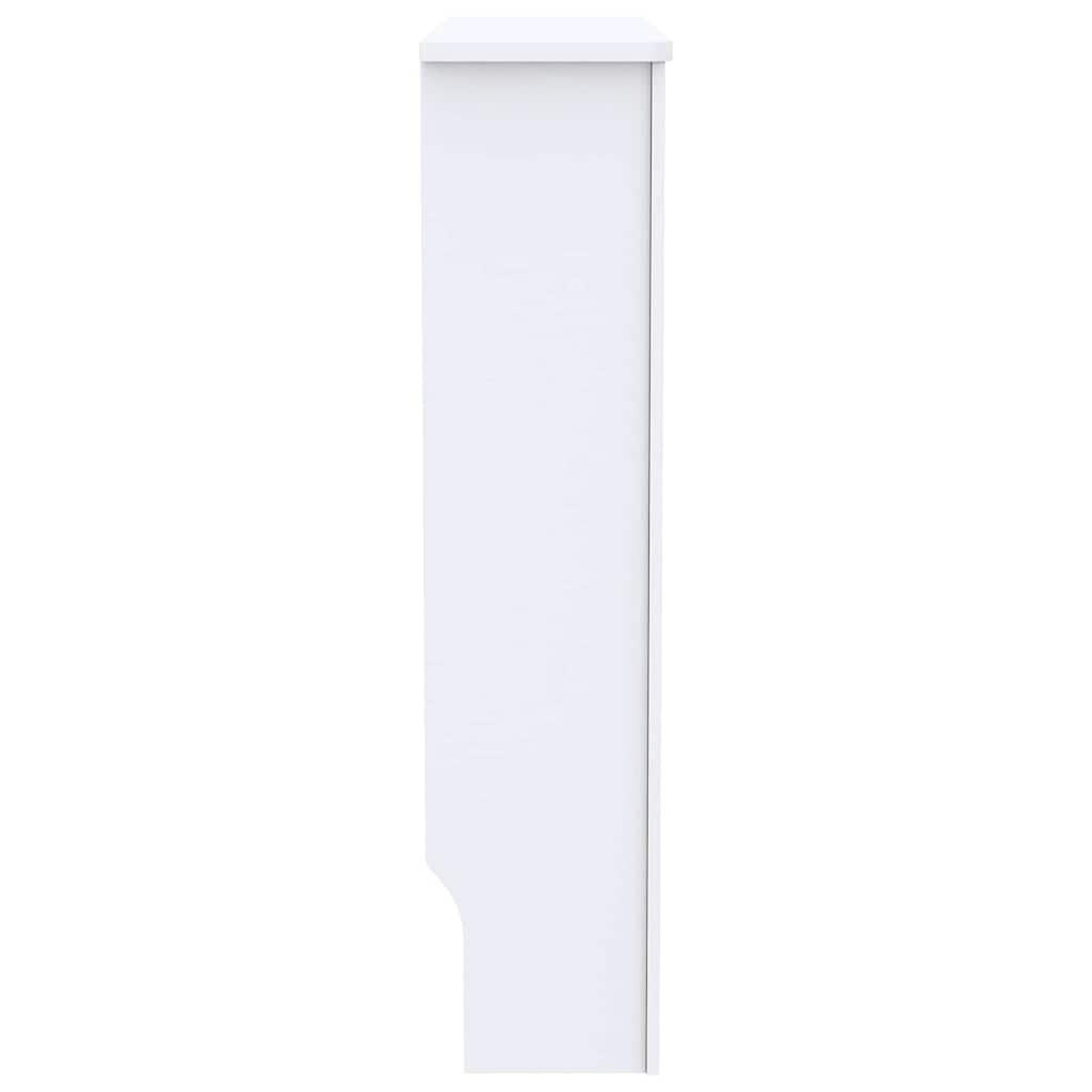 Radiator Cover 2 pcs White 78 x 19 x 81.5cm Engineered Wood