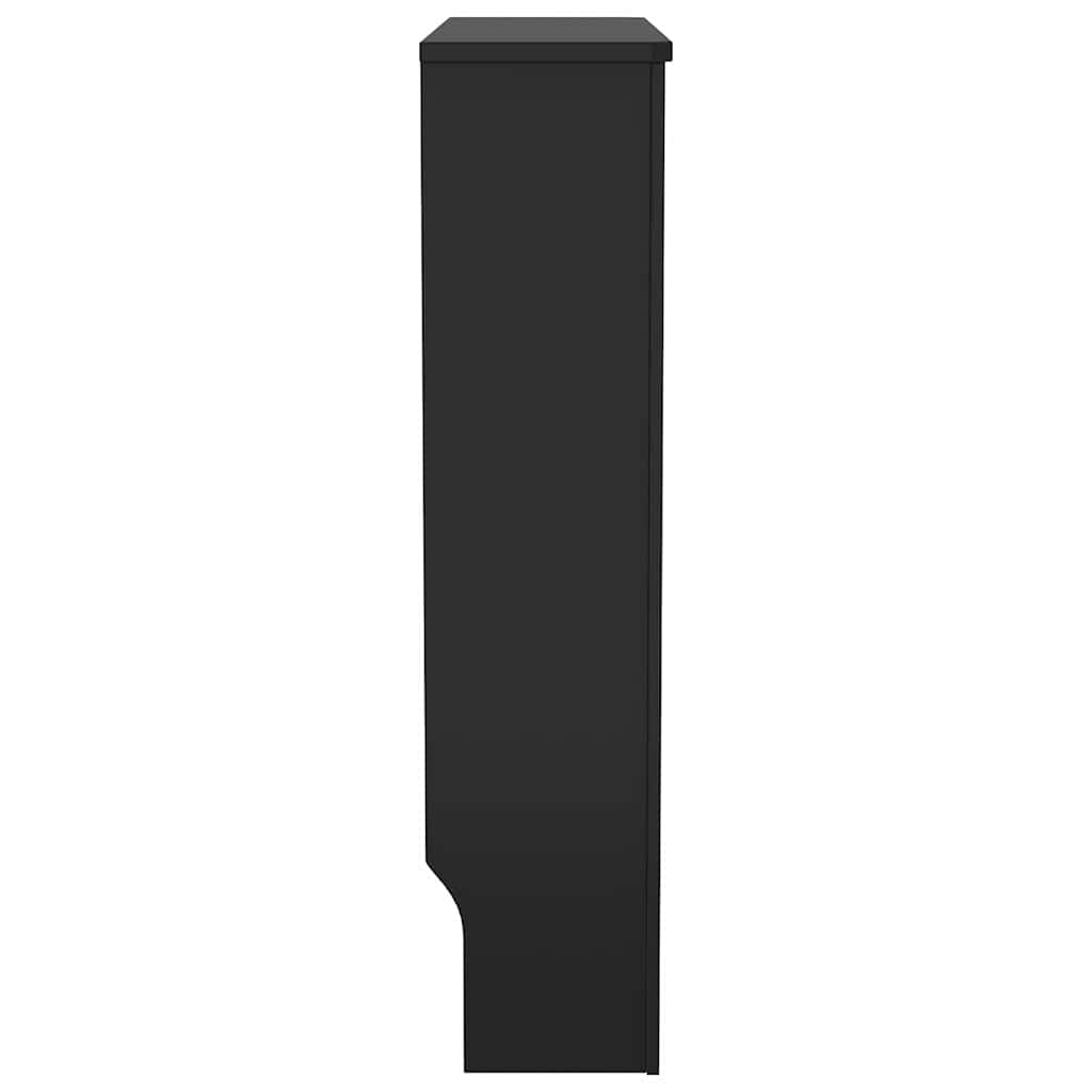 Radiator Cover Black 78 x 19 x 81.5cm Engineered Wood