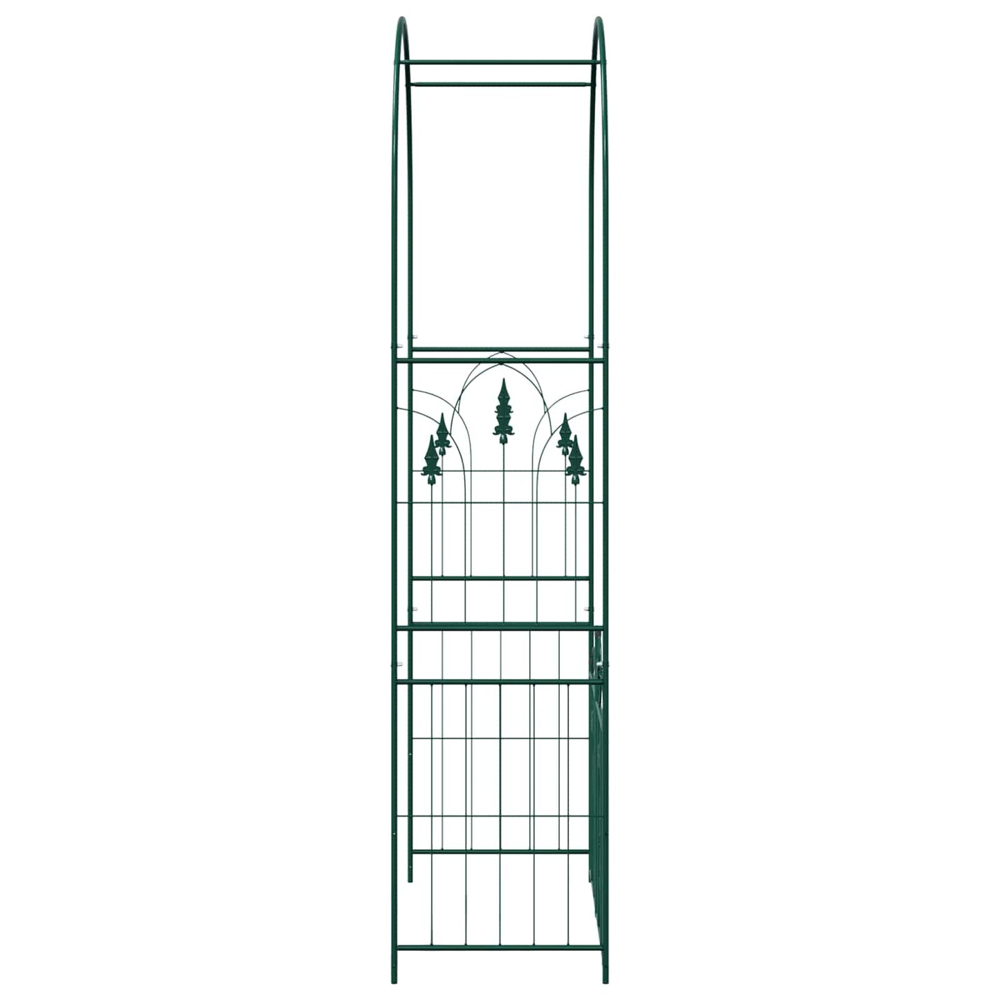 Garden Arch with Lock Green 102 x 50 x 218 cm
