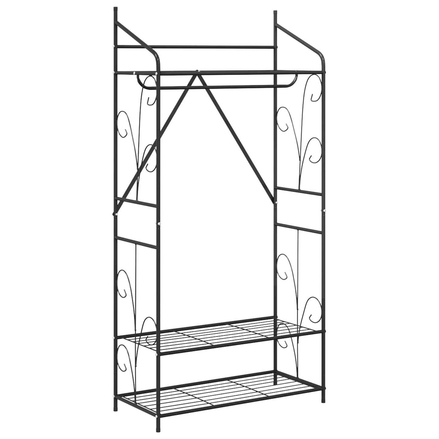 Open Wardrobe Plain 78 x 36 x 158 cm