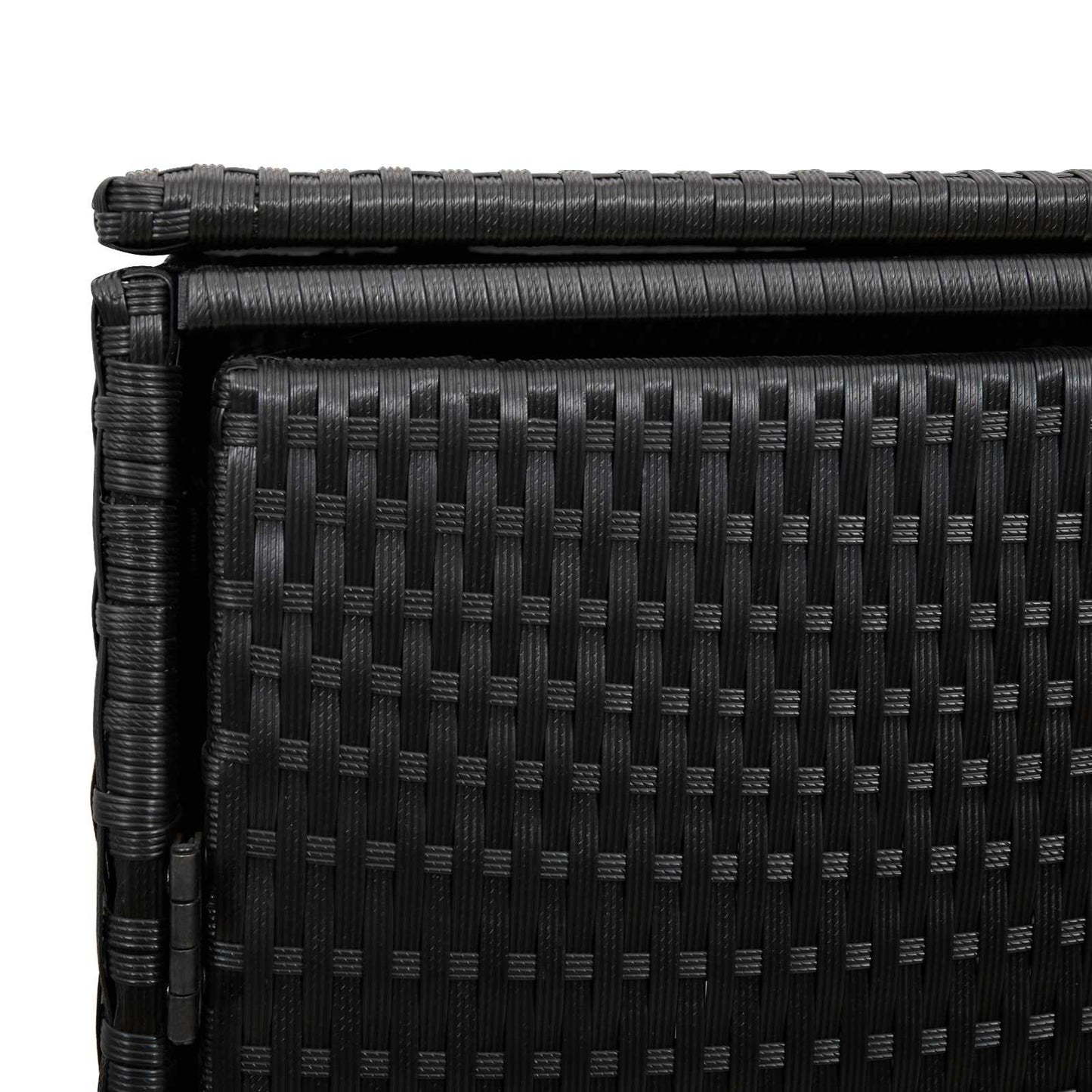 Box Garbage Bin Box Black 65 x 80 x 115 cm Polyethylene