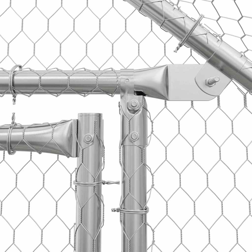 Chicken Cage Silver 170 x 100 x 177 cm Galvanised Steel