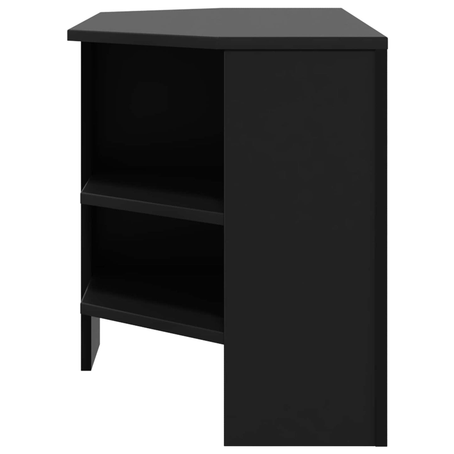 Corner TV Cabinet 102 x 40.5 x 45 cm Black Engineered Wood
